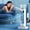 White, variant on Desktop Tower Fan, 14.6" x 4.9", 1.8 lb, USB 5V, 6 Speed, 6 Hour Timer, 100mL Humidification, Bedroom Home Office Use
