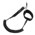 thumbnail image 3 of Surfboard Leash, 0.28in Diameter 7-12ft Stainless Steel Connection Coiled Spring Safe Surfing Leash, Adjustable Leg Rope Foot Rope With Ankle Cuff For SUP Paddle Board, Longboard,, 3 of 8