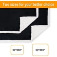 thumbnail image 4 of softan Waterproof Dog Blanket, Washable Pet Blanket for Sofa Couch Bed, Liquid Pee Proof Dog Bed Cover, Soft Durable and Reversible Sherpa Fleece Blanket for Medium Large Dogs (Black 50”x 60”), 4 of 6