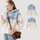 thumbnail image 1 of Chaqueta de felpa Kawaii Sanrio para niños, Cinnamoroll, Anime, dibujos animados lindos, estudiante de invierno, al aire libre, gruesa, cálida, Chaqueta de algodón, juguetes para niñas, 1 of 4