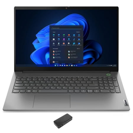 Lenovo ThinkBook 15 G4 Home/Business Laptop (Intel i7-1255U 10-Core, 15.6in 60 Hz Full HD (1920x1080), Intel Iris Xe, 16GB RAM, 512GB PCIe SSD, Wifi, Webcam, Win 10 Pro) with USB-C Dock