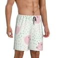 thumbnail image 2 of Naloa Cute Pigs Men's Short Pajama Pants, Lounge Comfort Shorts with Elasticized Waistband and Side Pockets - X-Large, 2 of 9