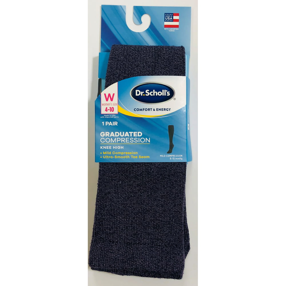 Dr. Scholl's - Dr. Scholl's Women's Marled Compression Knee High Socks ...