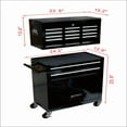 thumbnail image 2 of DSstyles High Capacity Rolling Tool Chest With Wheels Drawers Safe Lockable 8-Drawer Tool Storage Cabinet For Workshop Garage, 2 of 7