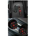 thumbnail image 3 of KUIFORTI Ladybug Flower Car Seat Cover Set Easy to Install Set 15 Pcs Automotive Rear Front Seat Protector Rear View Mirror Cover Non Slip Breathable Universal Fit Cars SUV Trucks, 3 of 7