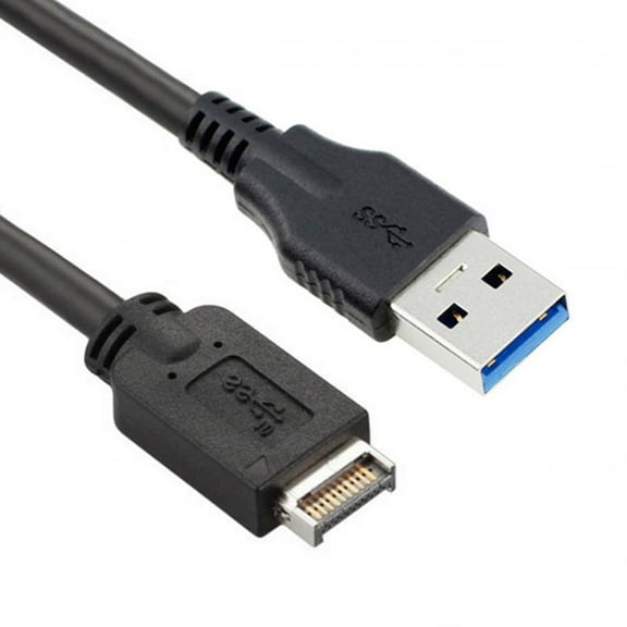 Chenyang CY USB 3.1 Front Panel Header to USB 3.0 Type-A Male Extension Data Cable 50cm Cable