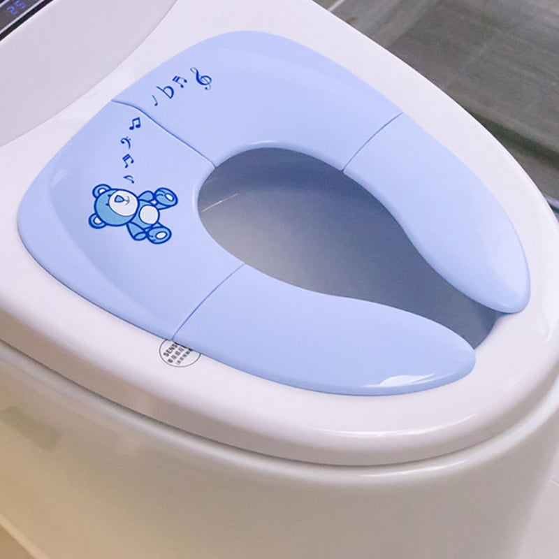 BTSRPU Portable Baby Potty Toilet for Kids Travel Folding Potty Child Training Seat Portable Toilet