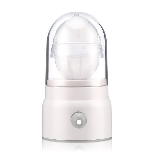 ABS Silicona Scrambler Scrambler Mano alimentado a mano Mezclador lavable Shaker Batillo Huevos de oro Huevos Maker Cocina conmovedor con tirar Blanco Inevent HA010789-02B