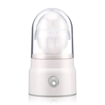 

ABS Silicone Egg Scrambler Puller Hand Powered Washable Mixer Shaker Whisk Golden Eggs Maker Kitchen Stirring with Pulling Robe White