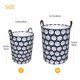 thumbnail image 3 of Fotbe Cute Sheep With Star Cesto de Ropa con Asas, Cesto Impermeable de Gran Capacidad, Bolsa de Lavado para Dormitorio, Cesto de Ropa con Ruedas y Asas-Medium, 3 of 6
