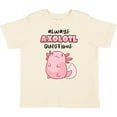 thumbnail image 3 of Inktastic Always Axolotl Questions Cute Curious Axolotl Boys or Girls Toddler T-Shirt, 3 of 5