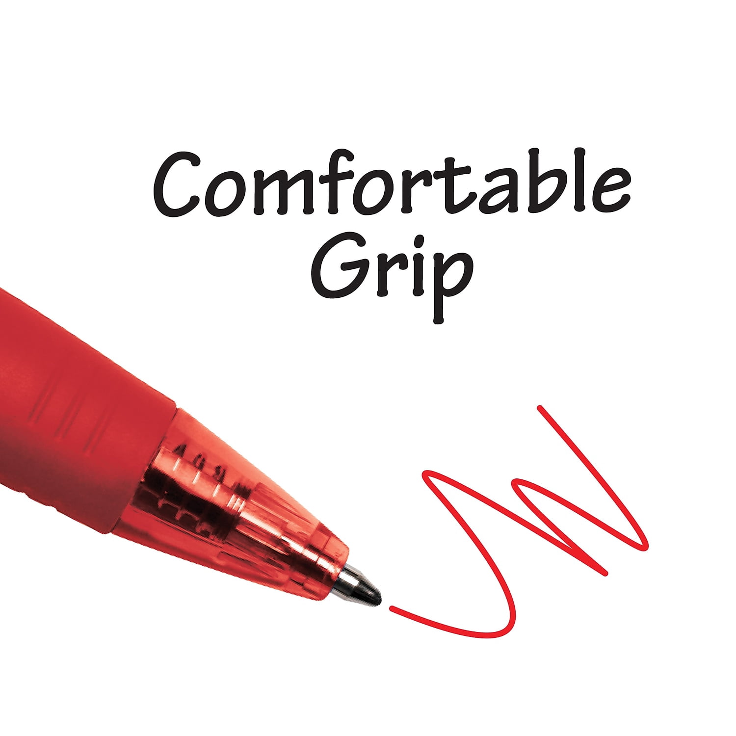 Bic BU3 Retractable Medium 1mm Ballpoint Pen Assorted Ink 18/Pack WX7ST272AST