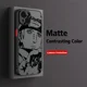 thumbnail image 3 of Funda de teléfono de Anime Hatake Kakashi Narutoes para iPhone 16, 15, 14, 13, 12, 11, Mini Pro Max, X, XR, XSMax, 7, 8 Plus, cubierta transparente mate, 3 of 5