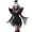 Style2-Black halloween dresses for women, variant on ersvoioy Womens Medieval Vintage Princess Costume Dress Square Neck Long Sleeve Velvet A Line Maxi Gown with Belted Waist Soft Fabric for Halloween Cosplay Renaissance Faire and Royal Theme Parties