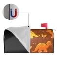 thumbnail image 5 of Balery Dinosaurs And Leaves Magnetic Mailbox Cover Welcome Standard- 25.5x21 In, 5 of 9