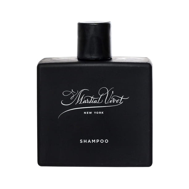 MARTIAL VIVOT Champú para el cabello orgánico para hombres Fórmula reparadora del cabello Suaviza Hidrata el cabello Fórmula de aloe vera Sin sulfato 7.3 oz