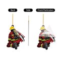 thumbnail image 3 of KAKA Personalized Firefighter Christmas Ornament 2025 - Customizable First Responder Tree Decoration, Durable Holiday Gift for Firemen, EMT & Rescue Workers, E, 3 of 3