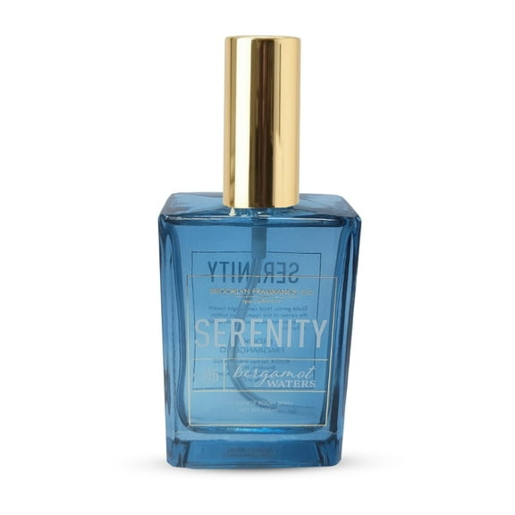 Brooklyn Fragrance Co. BFC - Spa Room Spray – Premium Serenity Bergamot waters Scent - Long lasting Fragrance for Home, Office or Bathroom – Air Freshener Rectangle Spray bottle – 100 ml