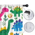 thumbnail image 4 of Blackout Kids Curtains,Cute Dinosaur Pattern Childrens Insulated Curtains Set Of 2,Bedroom Essentials,Toddler Room Decor 52x84in(132x213cm), 4 of 4