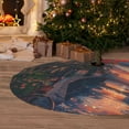 thumbnail image 6 of Yiaed Twilight Canal Reflection Print Christmas Tree Skirt , Tree SkirtsTree Mat for Christmas Winter Holiday Indoor Decorations-48", 6 of 7