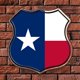 thumbnail image 5 of Placa Metal Vintage Texas Forma Especial Pintura Hierro Arte La Pared 30x30cm, 5 of 9