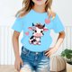 thumbnail image 2 of Playeras Negras Para Hombre Algodon, Camiseta De Manga Corta Con Cuello Redondo Y Estampado A La Moda Para Niñas Y Niños, Camiseta Holgada De Verano, Camisetas Casuales, 2 of 4