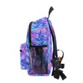thumbnail image 4 of FORMRS Kids School Backpack with Front Zippered Pocket 12" Student Travel Daypack, Purple Starfish Pattern, 4 of 6