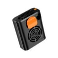 thumbnail image 4 of Ventilador de cintura personal, portátil, ligero, de escritorio, con 3 velocidades, para colgar, para correr, acampar, hacer senderismo, en interiores Naranja, 4 of 8