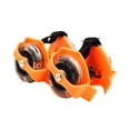 thumbnail image 4 of Bunblic Roues à Talon Patinage à Roulettes avec Lumières Roues à Talon Lumineuses Chaussures à Roulettes Ajustables PVC pour Enfants, Enfant, Filles, Enfants, Garçons Orange, 4 of 8