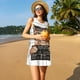thumbnail image 3 of Disketp Cat Holding Mugshot Sign para Vestido sin Mangas para Mujeres, Vestidos de Verano para Mujeres, Casual y Holgado para la Playa, 3 of 7