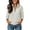 Beige, variant on Womens Half Zip Sweater for Women Pullover Long Sleeve Cable Knit Sweater Dressy Casual Solid Color Fall Sweater