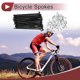 thumbnail image 2 of Ofertas Únicas 38 Juegos de Radio de Bicicleta 14G 76 mm Acero al Carbono Negro, 2 of 7
