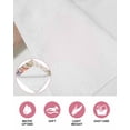 thumbnail image 6 of Easter Bunny Eggs Kitchen Dish Towels for Drying Dishes Set of 3, Spring Tulip Flowers Leaves Country Plants Waffle Weave Microfiber Hand Tea Bathroom Towels Quick Dry & Absorbent Towel 15.7x23.6, 6 of 7