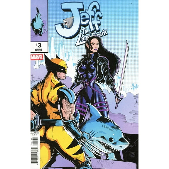 Jeff The Land Shark #3B VF ; Marvel Comic Book