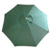 International Concepts Market Umbrella, 9', Wooden Pole, Hunter Green