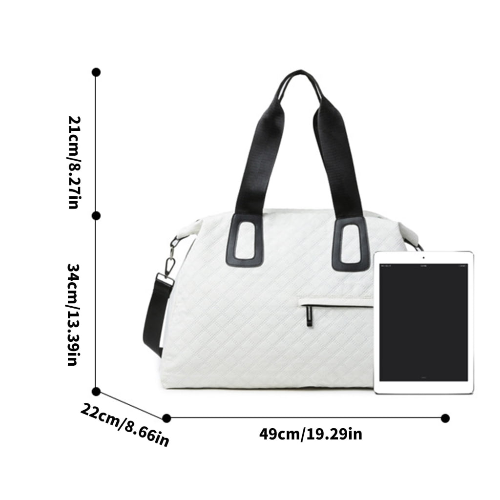 Oxford Fabric Travel Bags Shoe Compartment For Workouts Business And Parenting