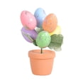 thumbnail image 4 of Tachiuwa Easter Decoration Easter Egg Foam Vase Festival Fake Ornaments, Artificial Flower Bouquet for Party Wedding Home 17cmx7cmx7cm, 4 of 9
