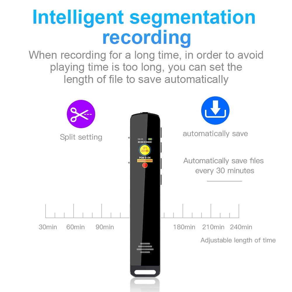 CJBZLCPCOO Q35 voice to text mp3 e-book ai intelligent high definition voice recorder