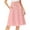Pink, variant on Ketyyh-chn99 Ladies Skirts Jeans Skirts for Women Casual Mini Stretch Waist Flared Plain Pleated Skater Skirt Black,S