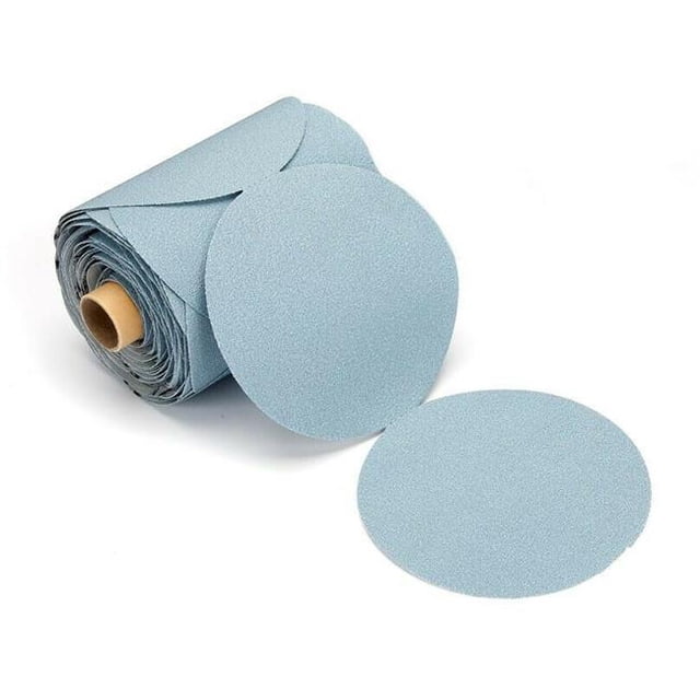 Mirka Abrasives MRK-20-342-080 6 in. BaseCut Sticky Back PSA P80 Sanding Discs, Blue