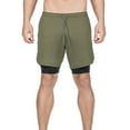 thumbnail image 3 of SDJMa Casual Sport shorts Men's Double Layer Sports Shorts Gym And Training Quick Dry Five Pants, 3 of 8
