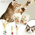 thumbnail image 2 of Cat Feather Ball Toys, Interactive Cat Toys For Indoor Cats, Bouncy Balls Toys For Cat, Basketball Soccer Toys For Exercise, Catnip Ball Toys, Cat Chew, 2 of 6