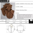 thumbnail image 2 of Camicover  Winter Thick Sanding Fake Dickey Collar Half Shirts Blouse for Women Men, 2 of 3
