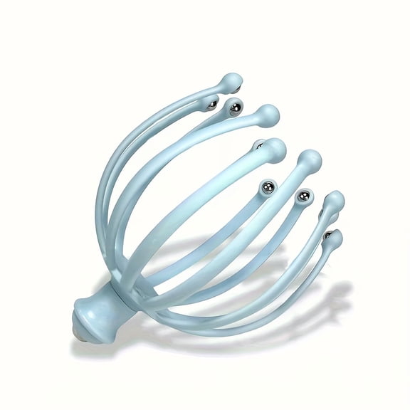 12-Claw Octopus Scalp Massager - Lightweight Relaxation Tool for Head and Body