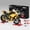 Golden retail box 1, variant on 1:9 Scale Alloy Racing Motorcycle Model, Diecast Sports Bike Toy with Sound, Light & Spray Effect for Kids Gift Track Sports Bike Toy with Spray Sound Light