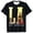Black, variant on Mens Los Angeles T-Shirt Black, LA Graphic Tee with City Skyline Design, Stretch Breathable Short Sleeve Regular Fit Casual Shirt,Size M