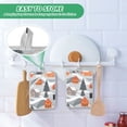 thumbnail image 4 of Yayeee Pot Holders Kitchen Heat Resistant with Pocket 7"x9.8" Cotton Oven Cooking Hot Pads, Gray Snow Houses, 4 of 7