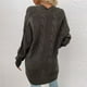 thumbnail image 4 of Chaquetas Para Mujer Prendas de Abrigo Moda Otoño Invierno Color Sólido Bolsillo Manga Larga Rebeca Suéter Chaqueta Tops Odeerbi  ODB133144, 4 of 7