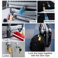 thumbnail image 2 of 1pc Combination Lock Mini Suitcase Lock Alloy 3 Digit Combine For TSA Password Luggage Code, 2 of 4