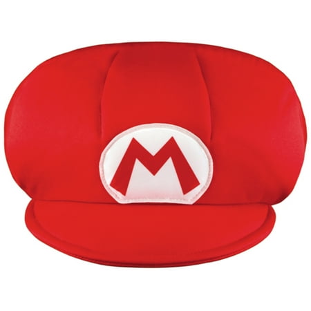 Boys Child Jumbo Giant Nintendo Super Mario Brothers Costume Accessory Red M Hat